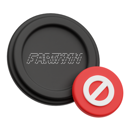 Fartcoin Block  3D Icon