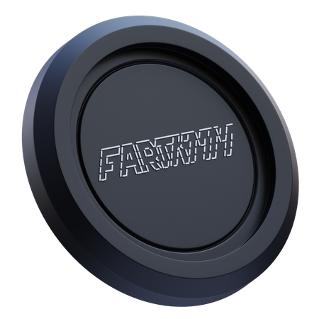 Criptomoneda fartcoin  3D Icon