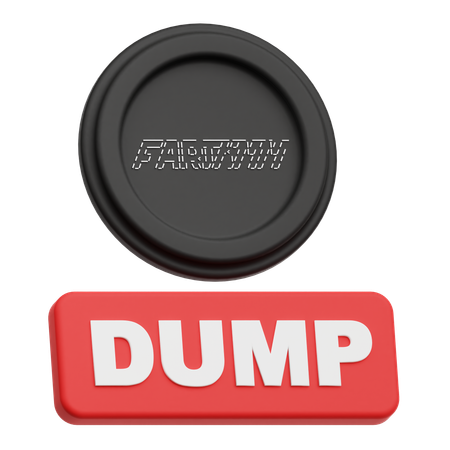 Fartcoin Dump  3D Icon