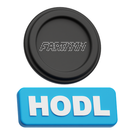Fartcoin Hodl  3D Icon