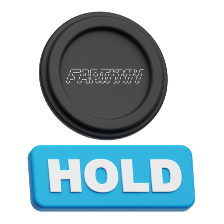 Fartcoin Hold  3D Icon