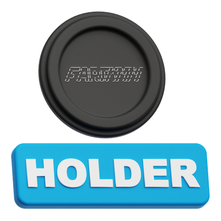 Fartcoin Holder  3D Icon