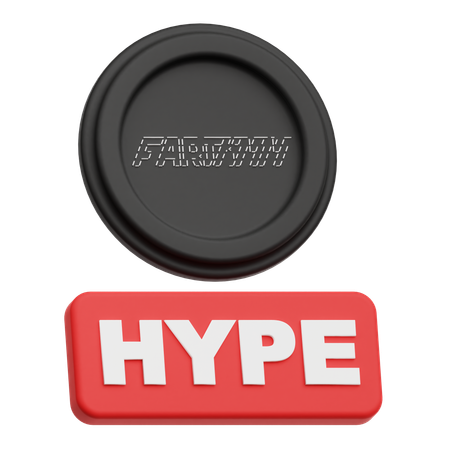 Fartcoin Hype  3D Icon