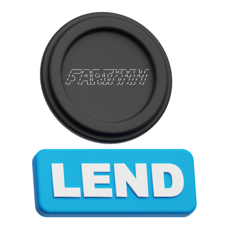 Fartcoin Lend  3D Icon