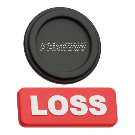 Fartcoin Loss  3D Icon