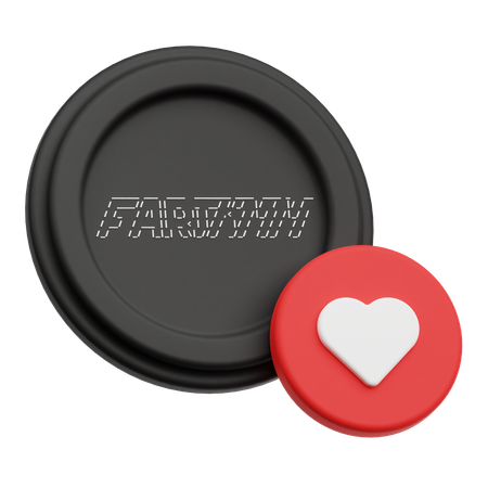 Fartcoin Love  3D Icon