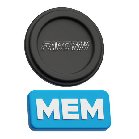 Meme fartcoin  3D Icon