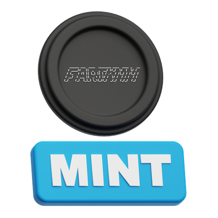 Fartcoin Mint  3D Icon