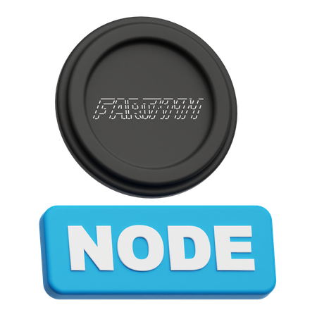 ファートコインノード  3D Icon