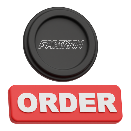 Fartcoin Order  3D Icon