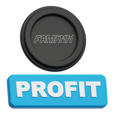 Fartcoin Profit  3D Icon