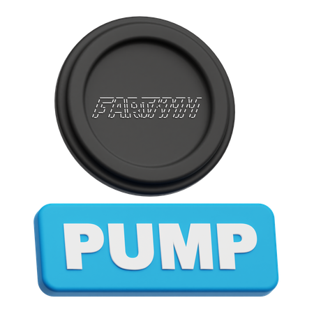 Fartcoin Pump  3D Icon