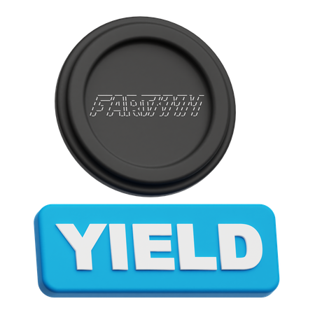 Rendimento do fartcoin  3D Icon