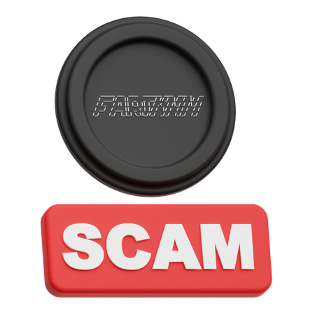 Fartcoin Scam  3D Icon