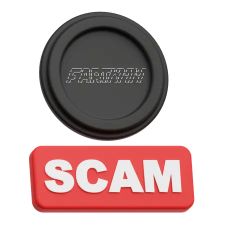 Fartcoin Scam  3D Icon