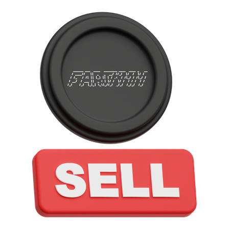 Fartcoin Sell  3D Icon