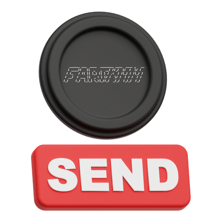 Fartcoin Send  3D Icon