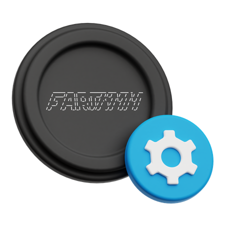 Fartcoin Setting  3D Icon