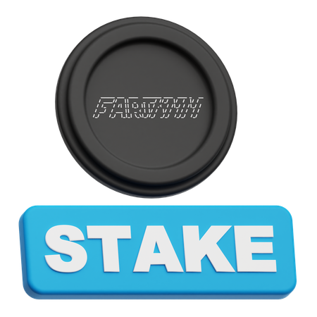 Fartcoin Stake  3D Icon