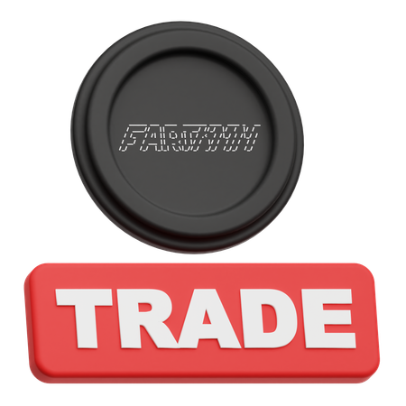 Fartcoin Trade  3D Icon