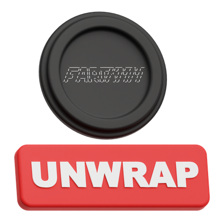 Fartcoin Unwrap  3D Icon