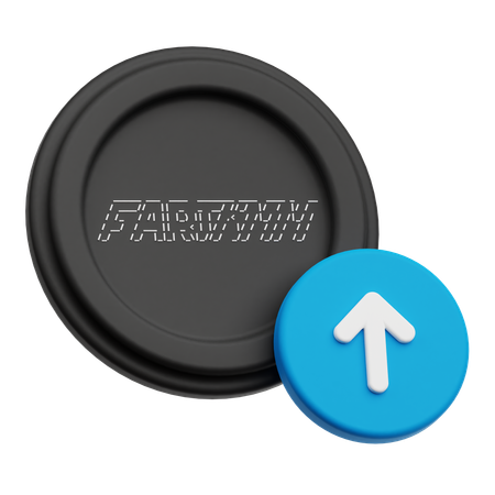 Fartcoin Up  3D Icon