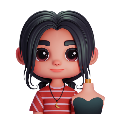 Fashion Designer  3D Icon