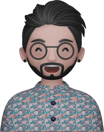 Fashion Designer Avatar  3D Icon