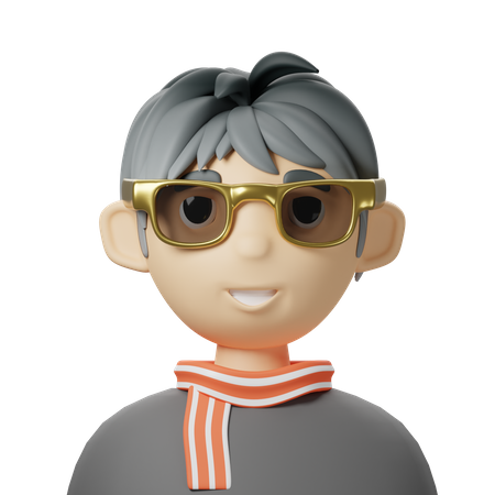 Fashion Designer Avatar  3D Icon