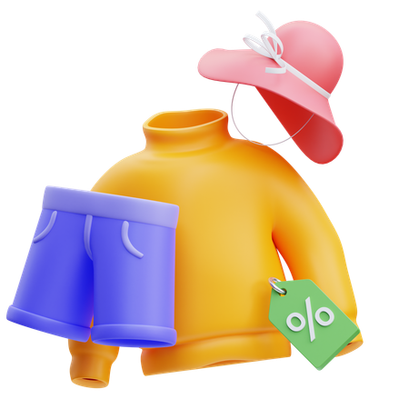 Fashion Discount  3D Icon