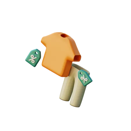 Fashion Discount  3D Illustration