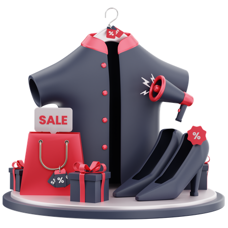 Fashion Sale  3D Icon