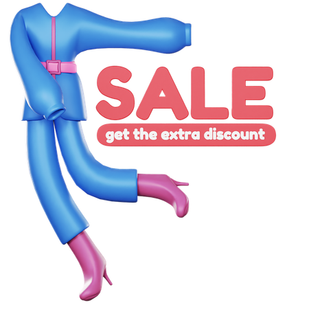 Fashion Sale  3D Icon