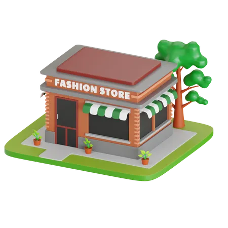 Fashion Store  3D Icon