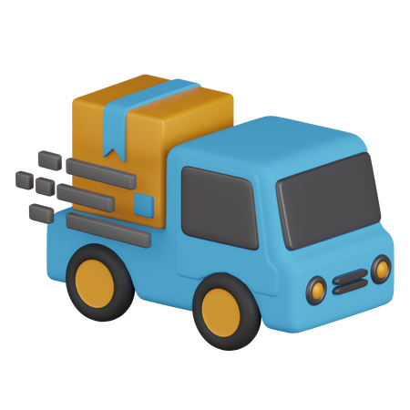 Fast Delivery  3D Icon