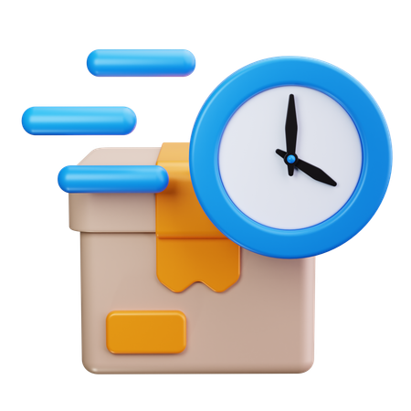 Fast Delivery  3D Icon