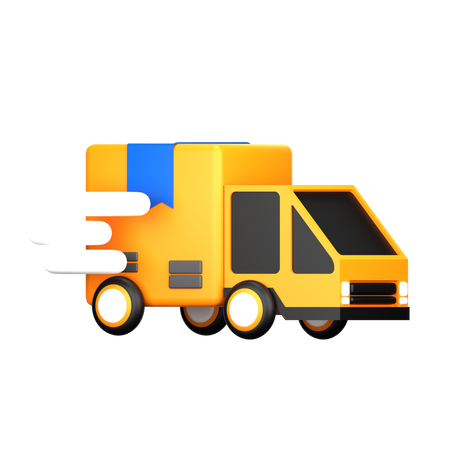 Fast Delivery  3D Icon