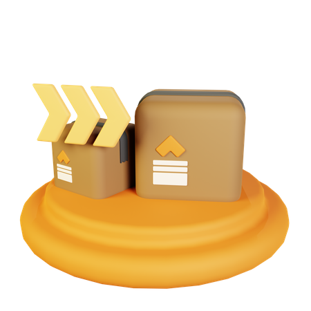 Fast Delivery  3D Icon