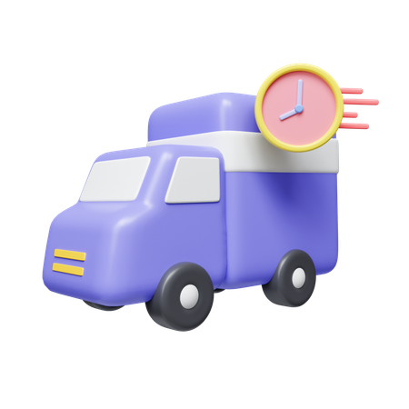 Fast Delivery  3D Icon