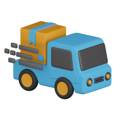 Fast Delivery  3D Icon
