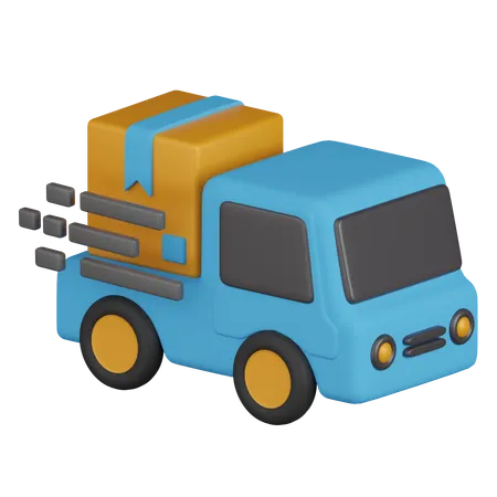Fast Delivery  3D Icon