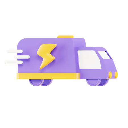 Fast delivery  3D Icon