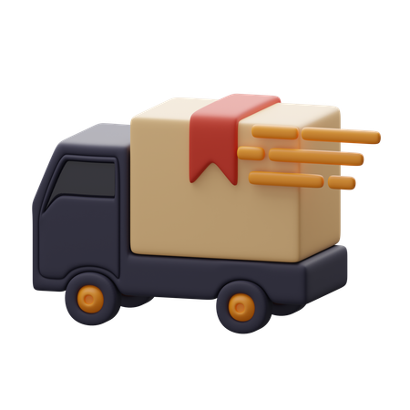 Fast Delivery  3D Icon