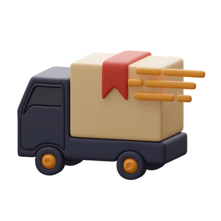 Fast Delivery  3D Icon