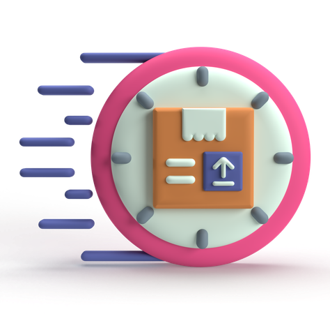 Fast Delivery  3D Icon