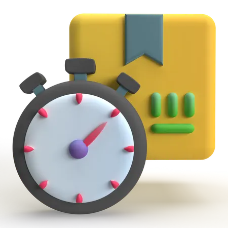 Fast Delivery  3D Icon