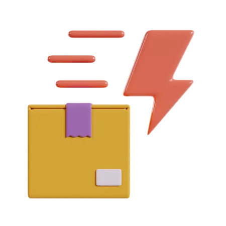 Fast Delivery  3D Icon