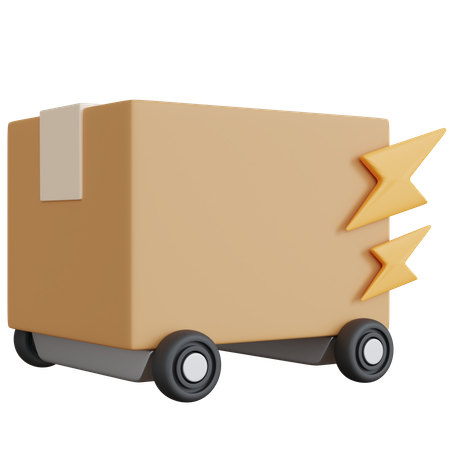 Fast Delivery  3D Icon