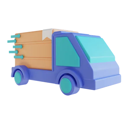 Fast Delivery  3D Icon