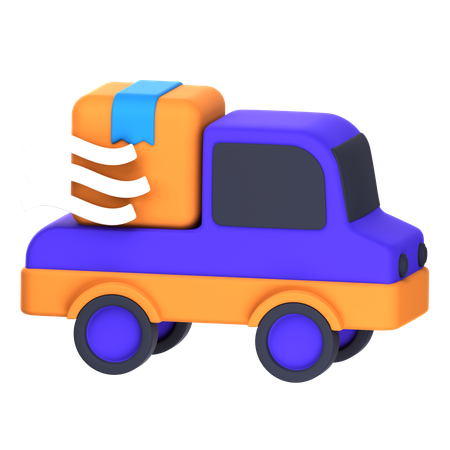 Fast Delivery  3D Icon